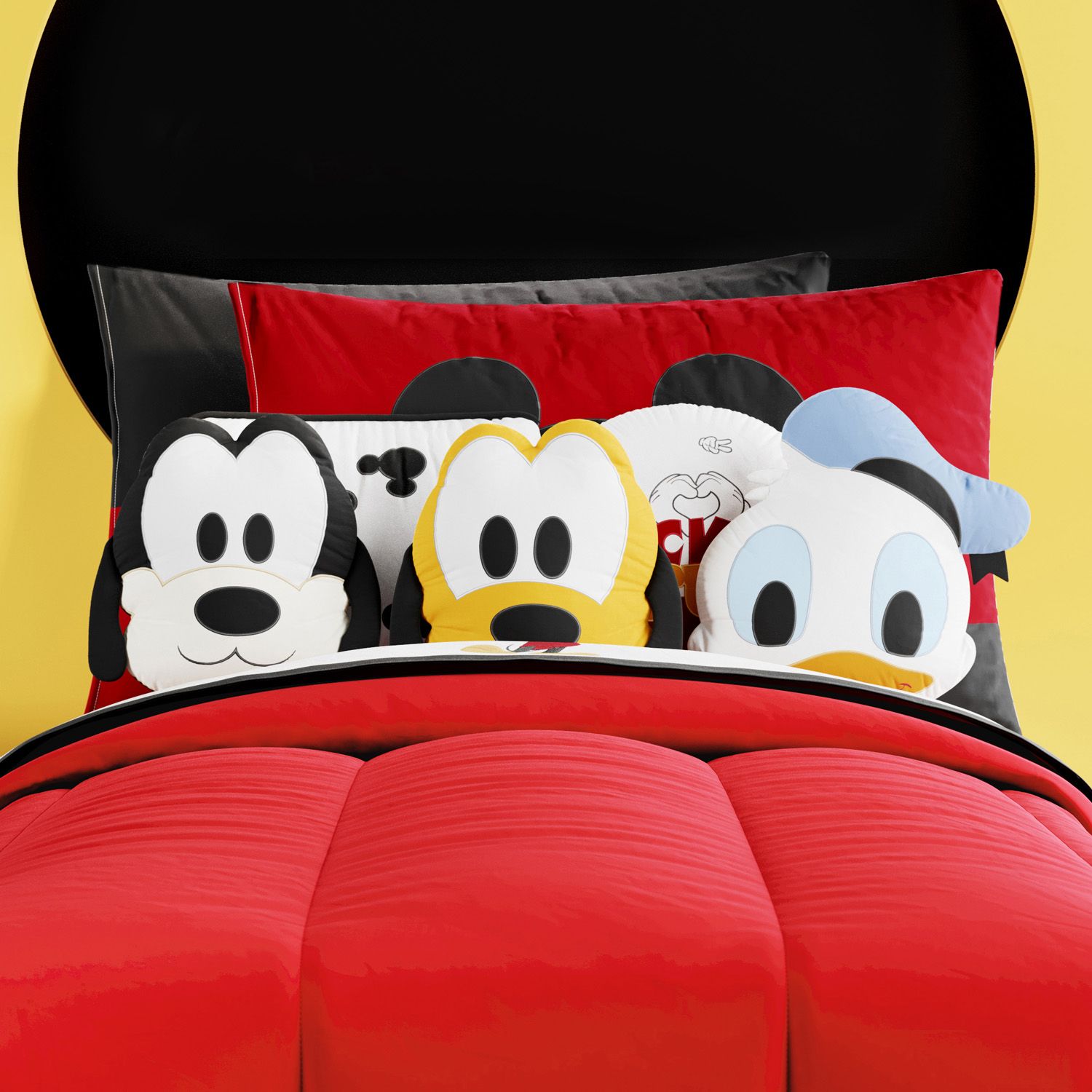 Kit Cama Infantil Solteiro Amiguinhos Mickey Mouse