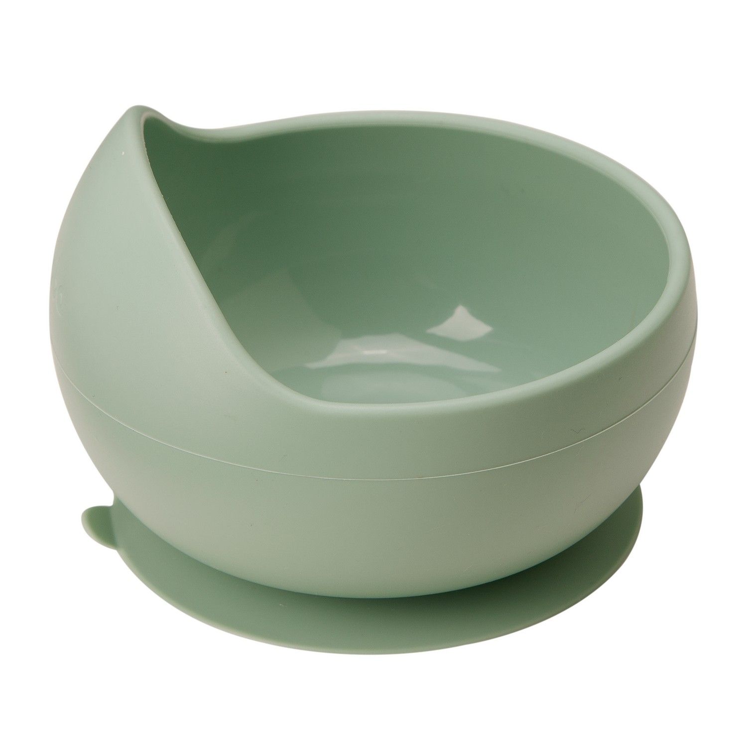 Bowl de Silicone com Ventosa Verde