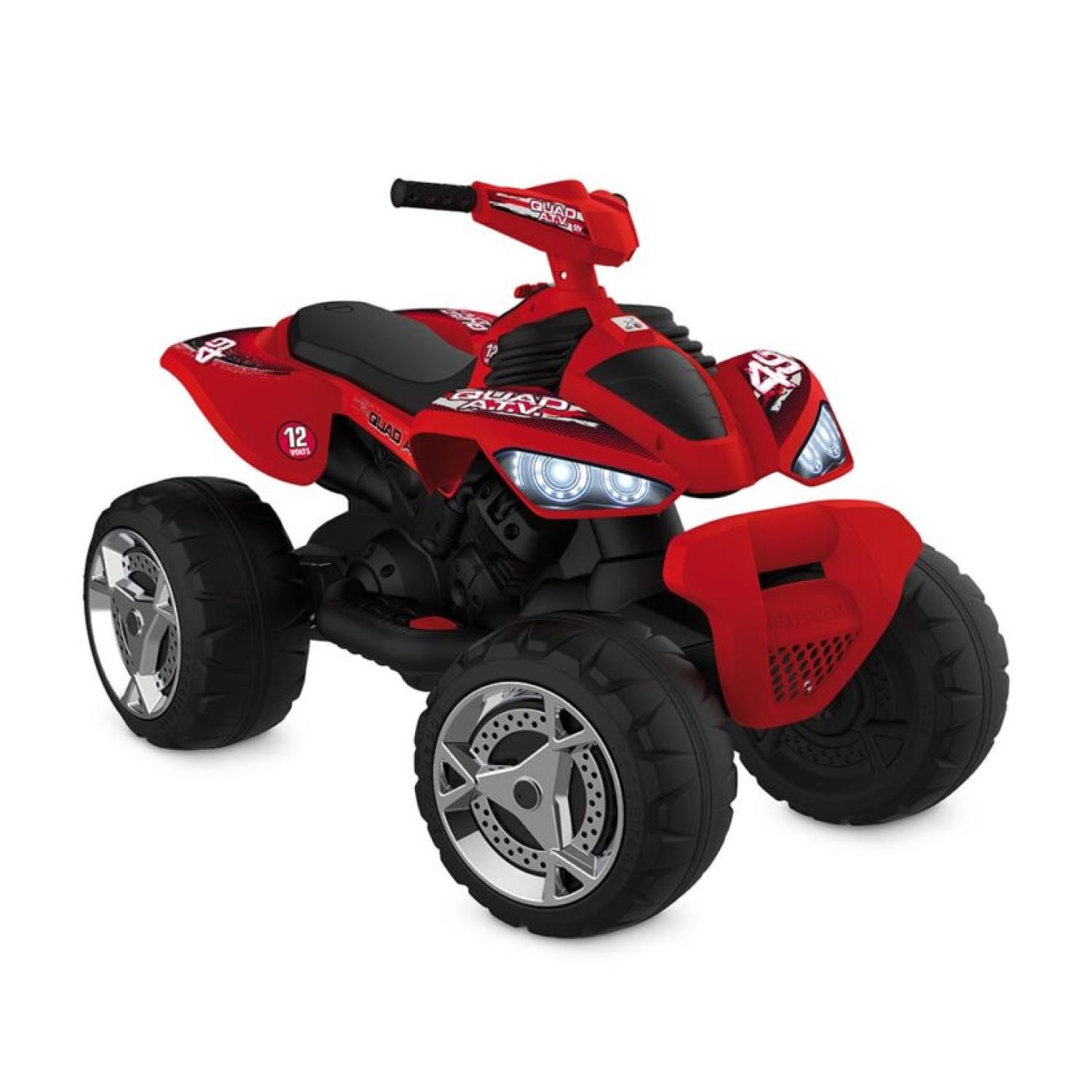 Quadriciclo Elétrico Infantil Vermelho